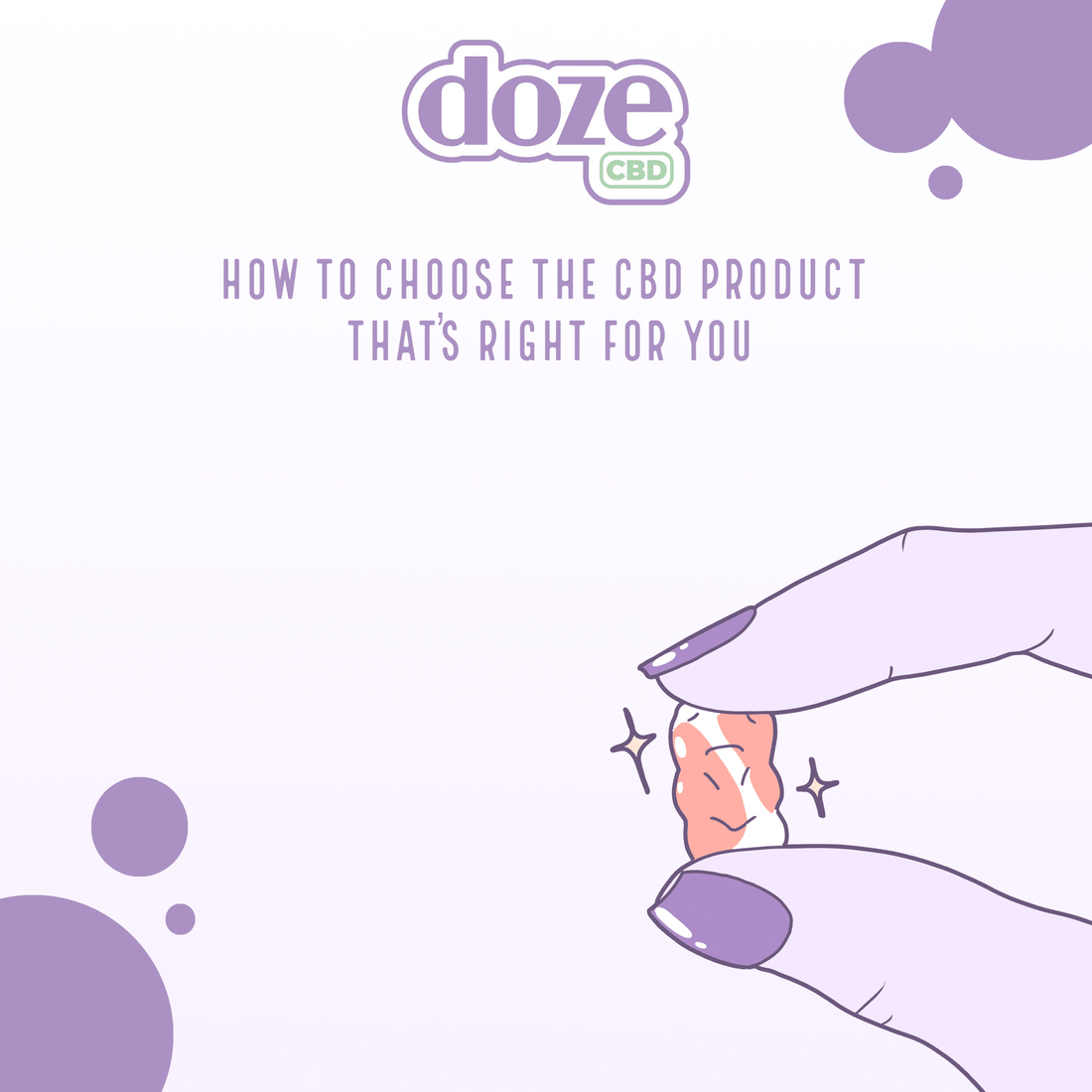 How to Choose the CBD Product That’s Right for You