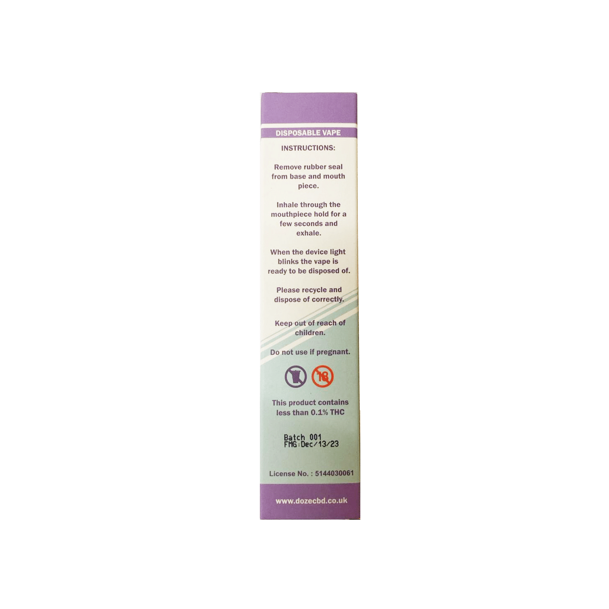 Jack Herer 97% CBD Vape Pen