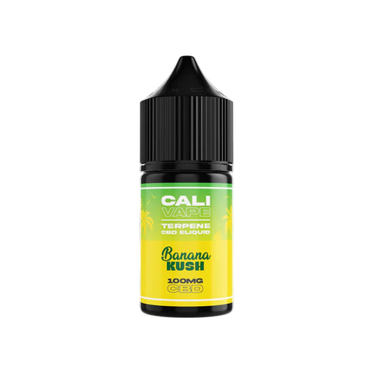 CALI VAPE 100mg Full Spectrum CBD E-liquid 10ml - Banana Kush