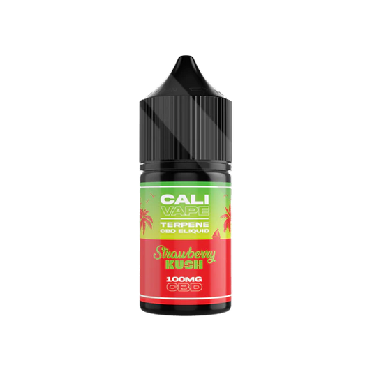 CALI VAPE 100mg Full Spectrum CBD E-liquid 10ml - Strawberry Kush