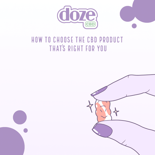 How to Choose the CBD Product That’s Right for You