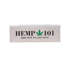 Hemp 101 King Size 100% Hemp Slim Rolling Papers Classic White