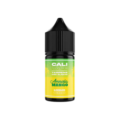 CALI VAPE 100mg Full Spectrum CBD E-liquid 10ml - Amnesia Mango