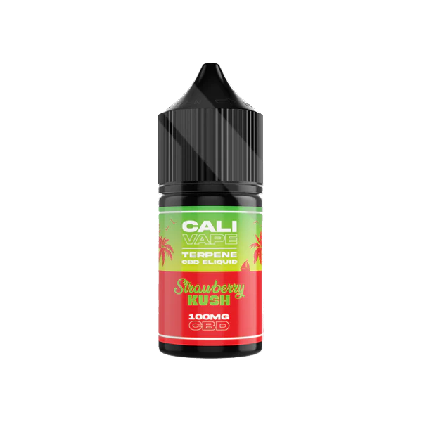 CALI VAPE 100mg Full Spectrum CBD E-liquid 10ml - Strawberry Kush