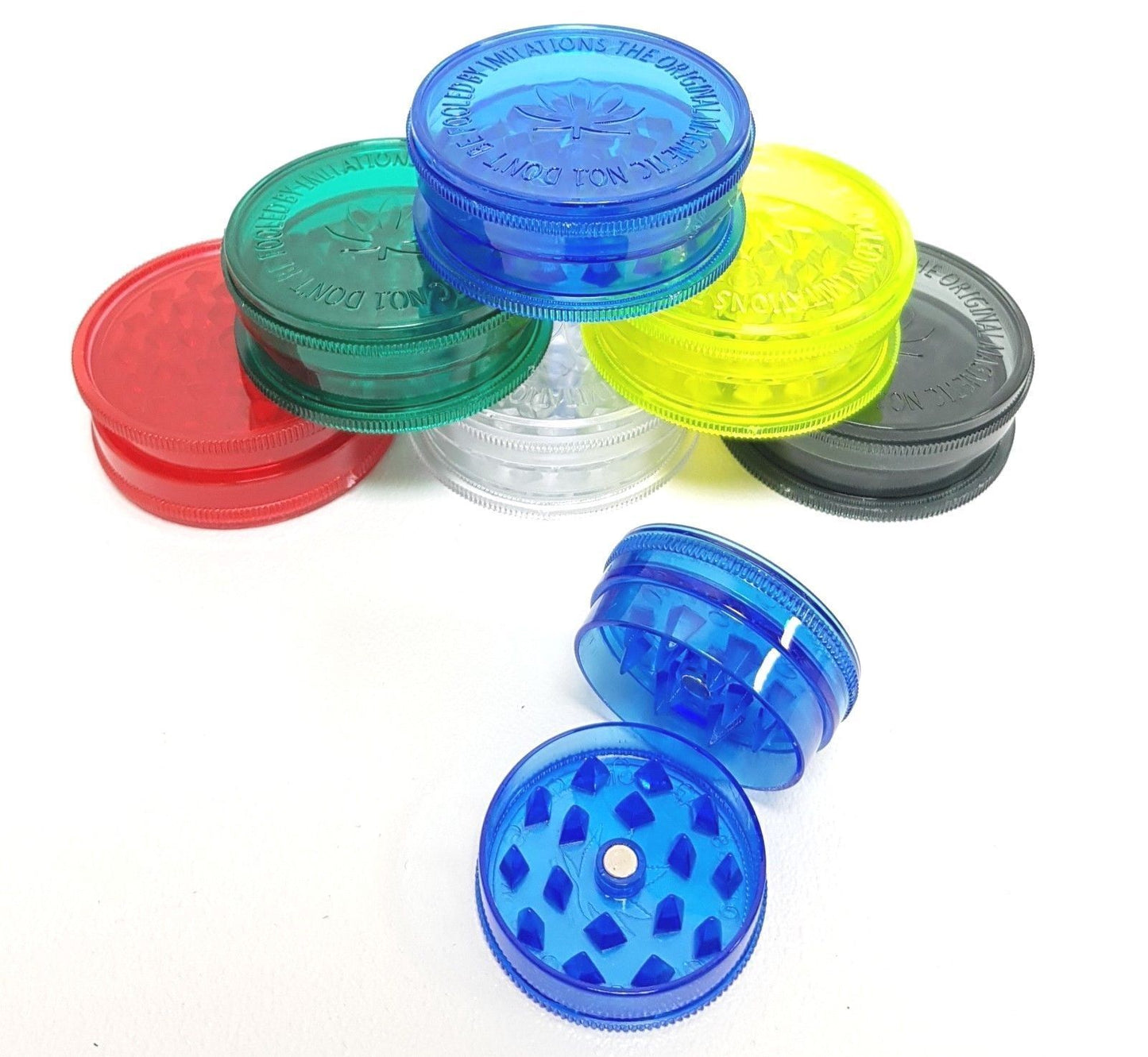 3 Parts Magnetic Plastic 55mm Grinder