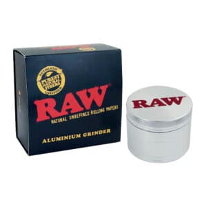 RAW Original Metal Grinder 4 parts – 55mm + Giftbox