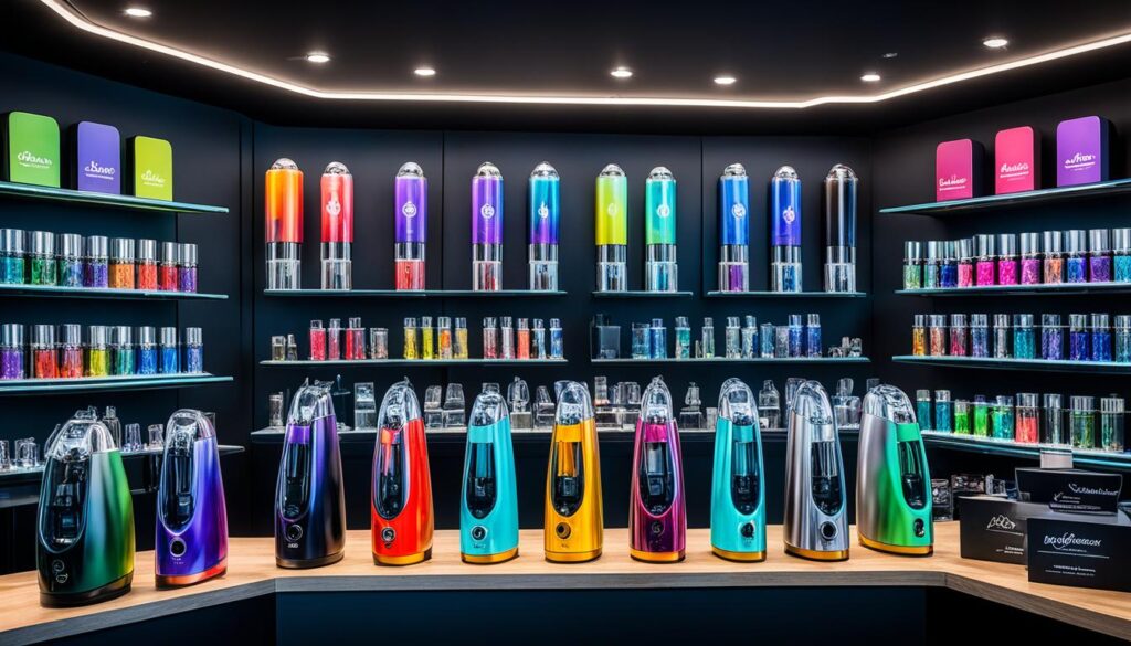 variety of vaporizers